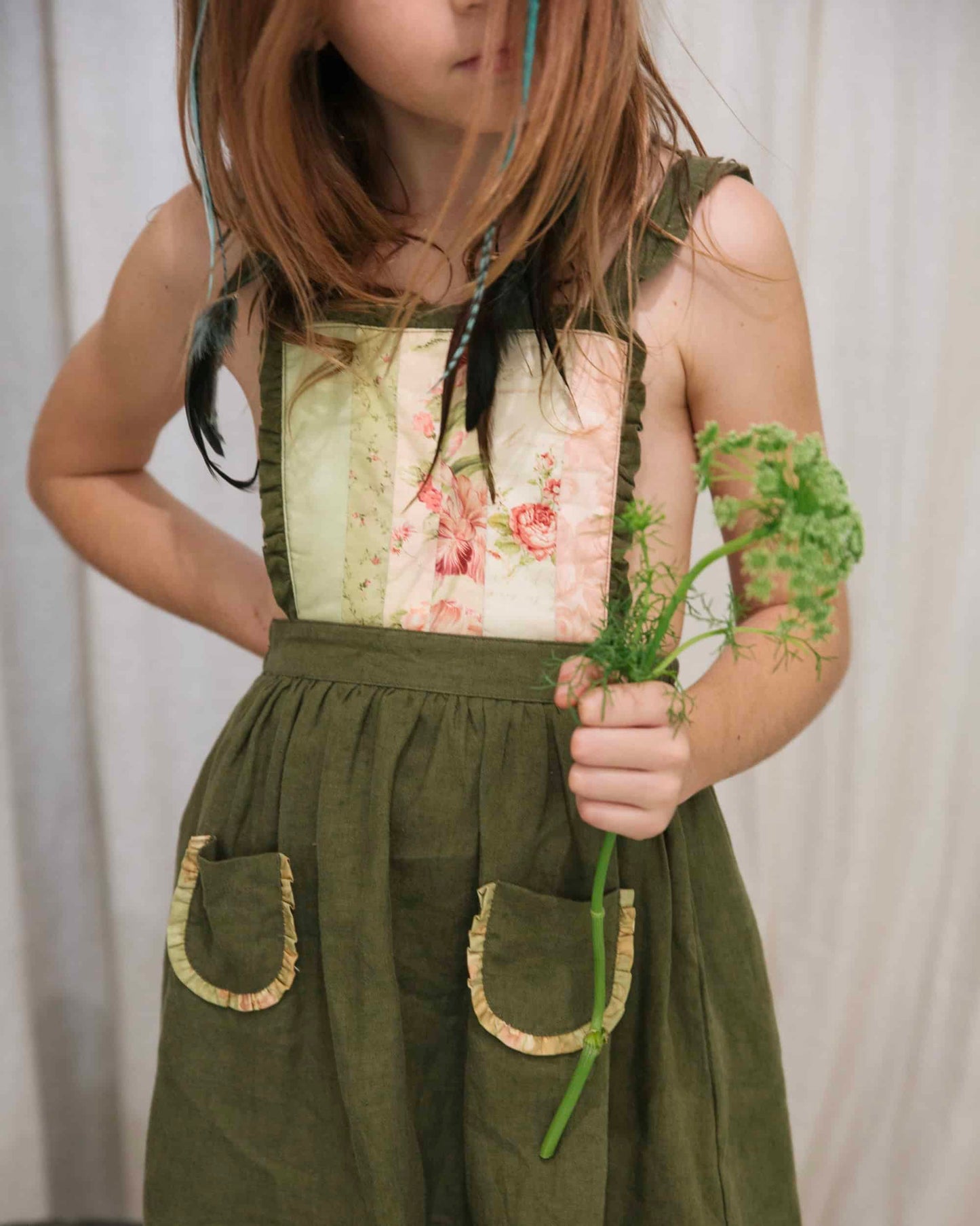 Pinafore Dress - Clover