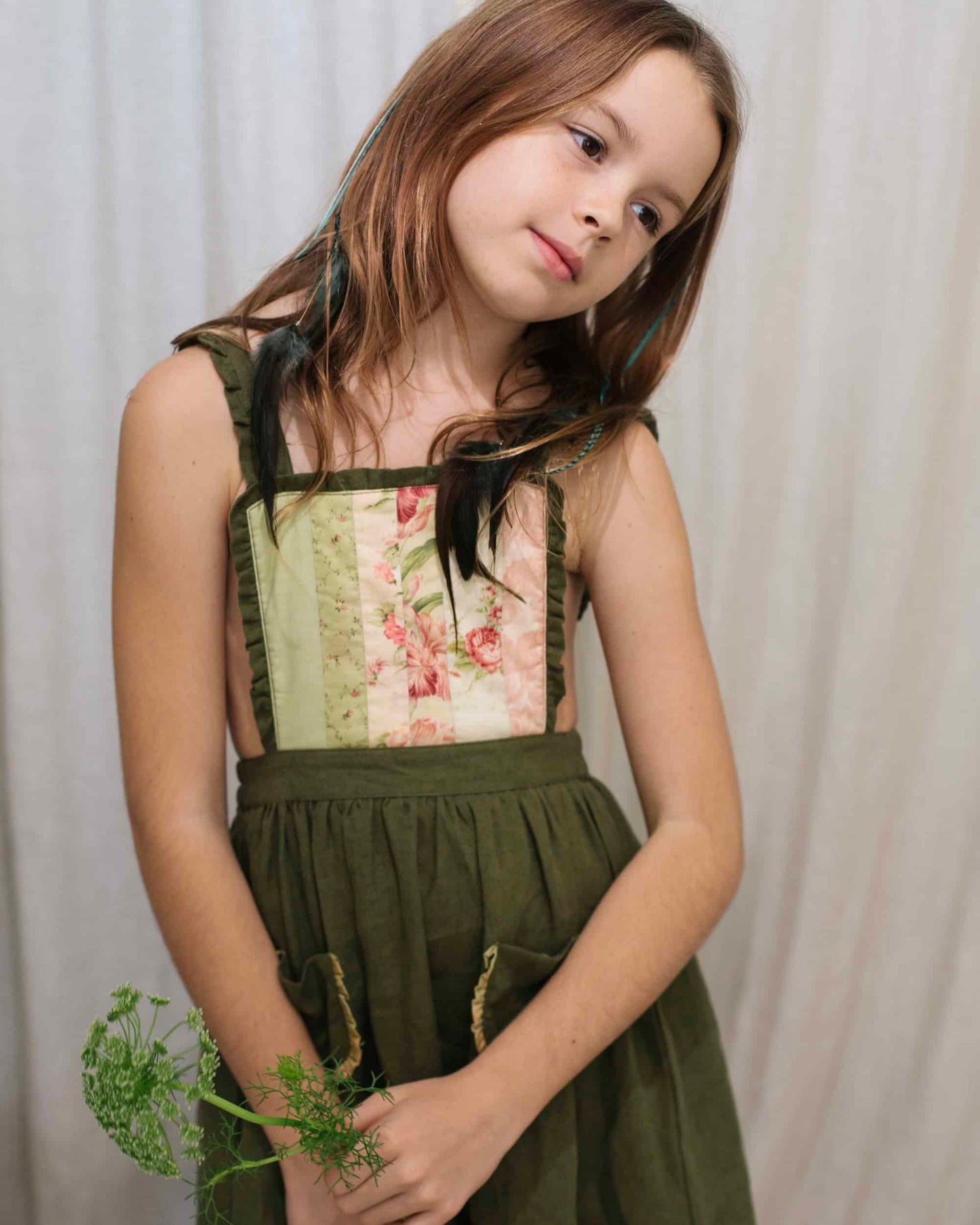 Pinafore Dress - Clover