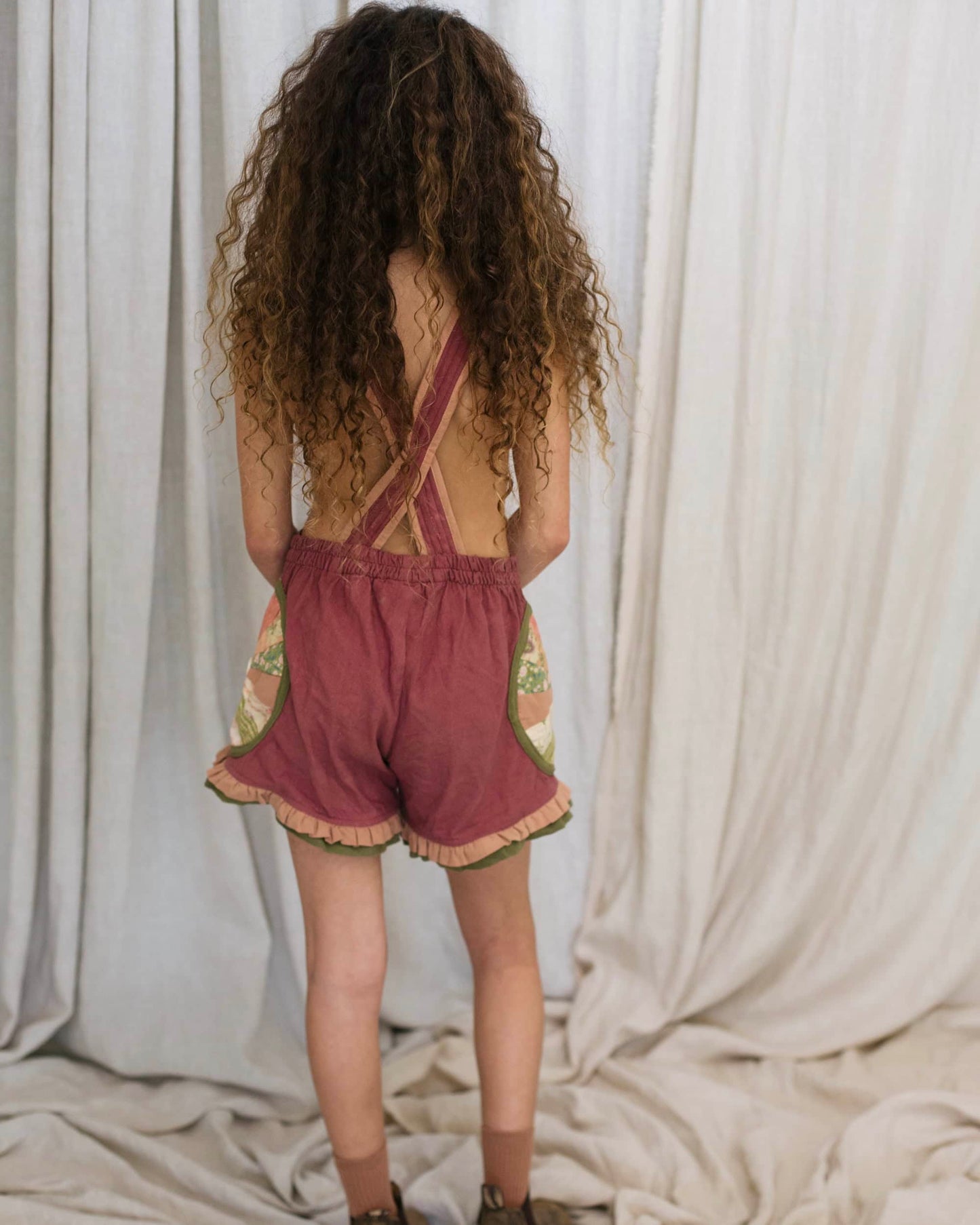 Summer Overalls - Rosewood Dream