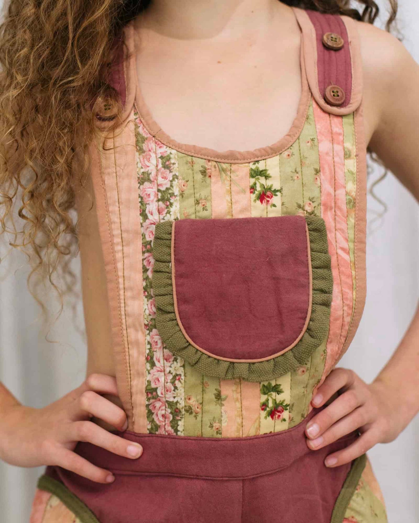 Summer Overalls - Rosewood Dream