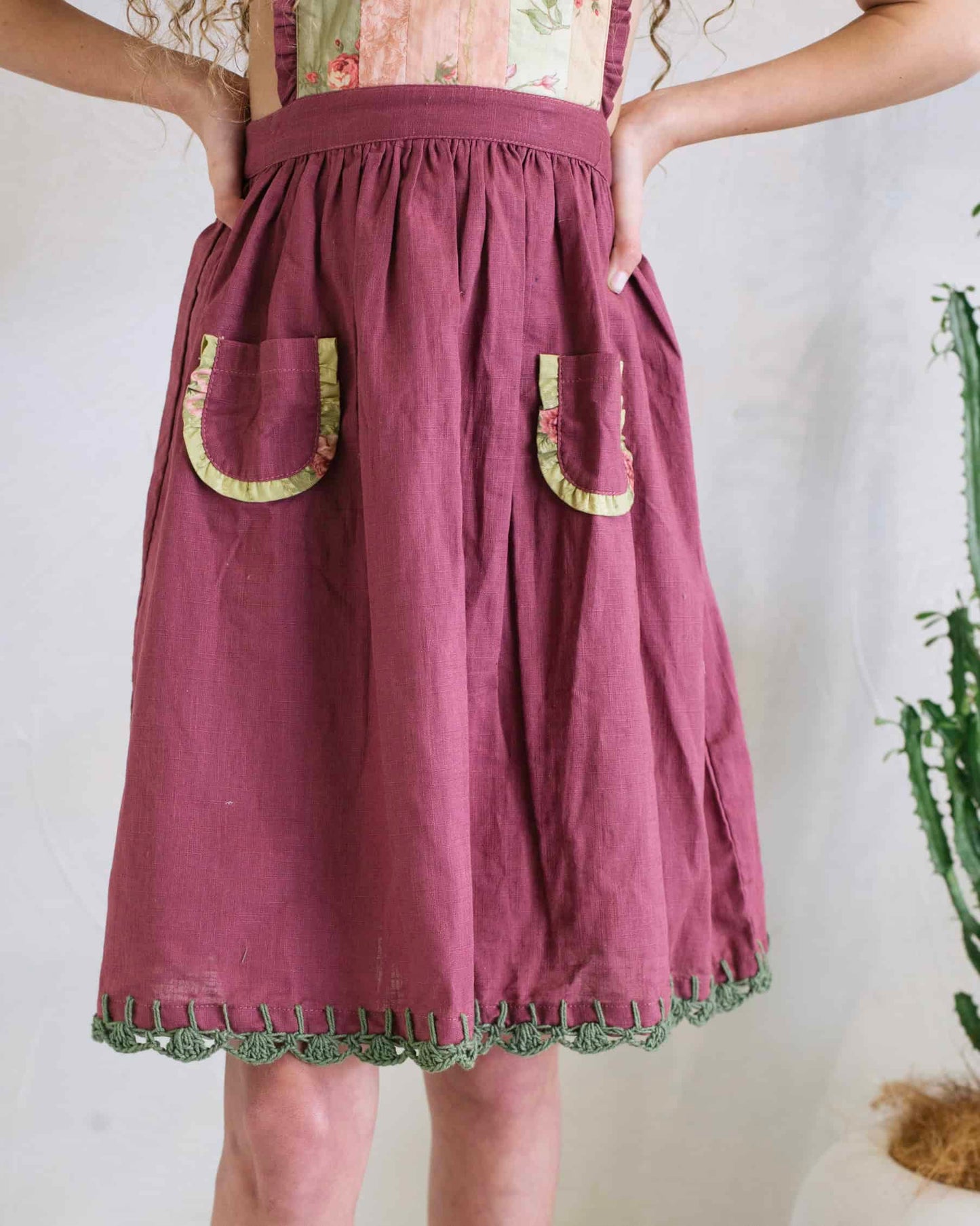 Pinafore Dress - April