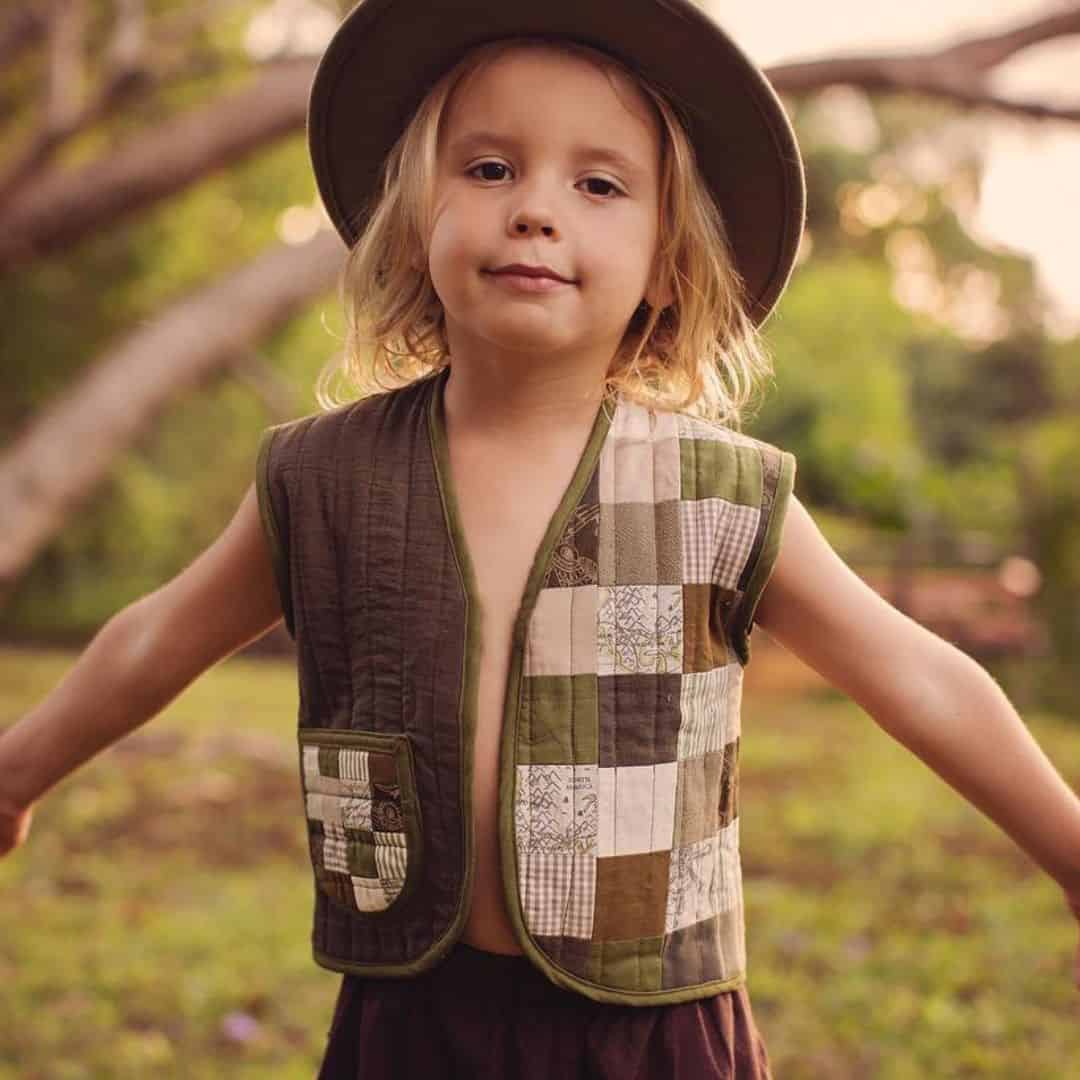 Reversible Vest - Safari