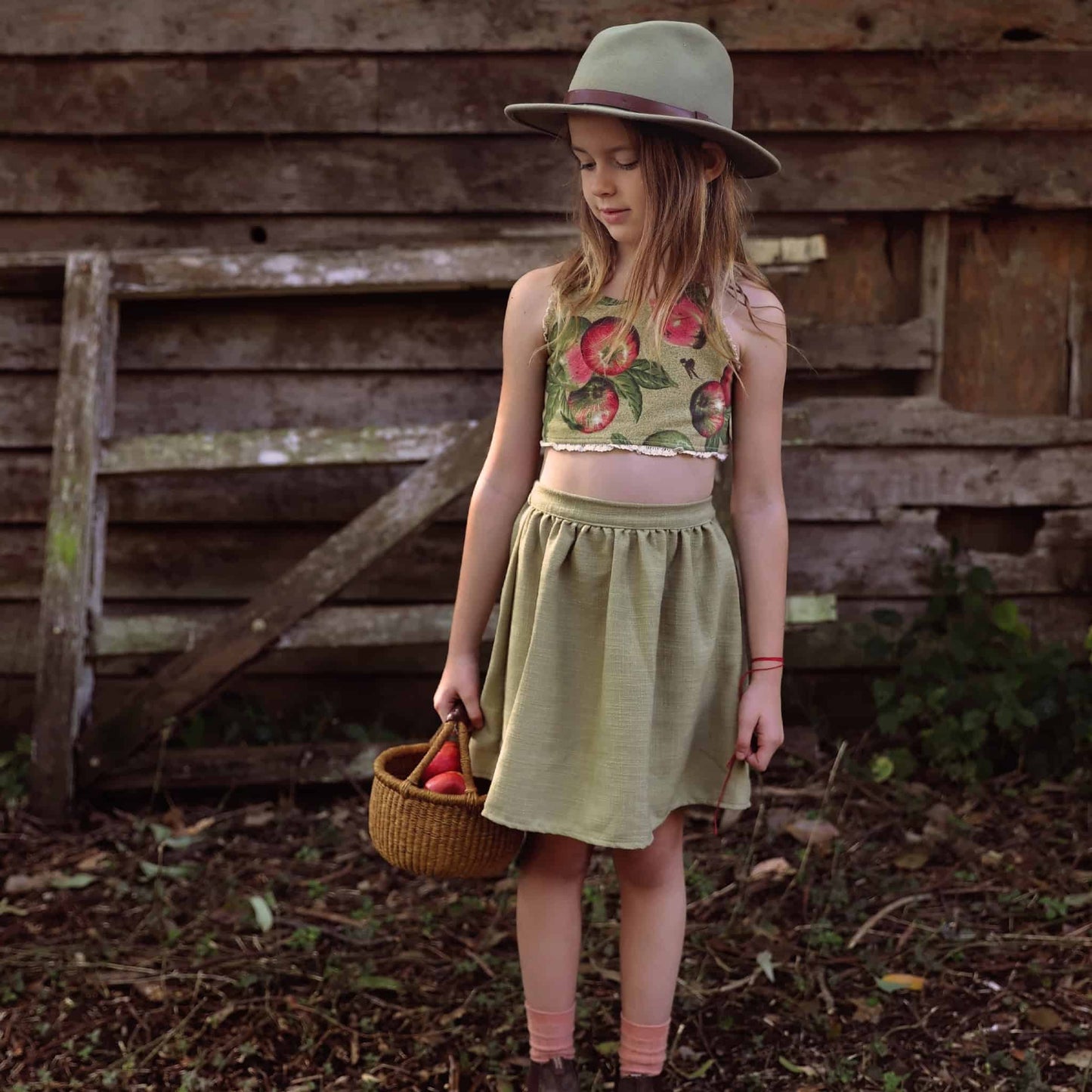 Sunny Skirt - Yellow check