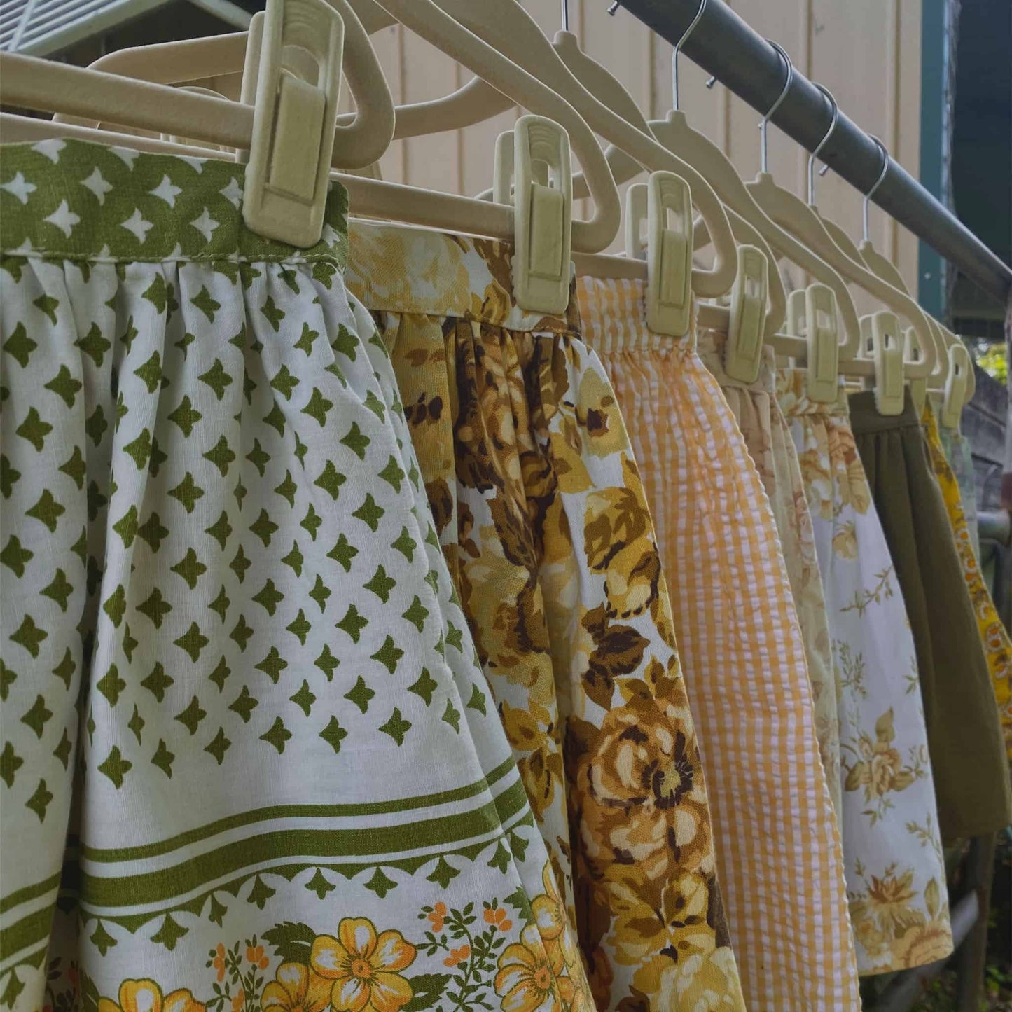 Sunny Skirt - Yellow check