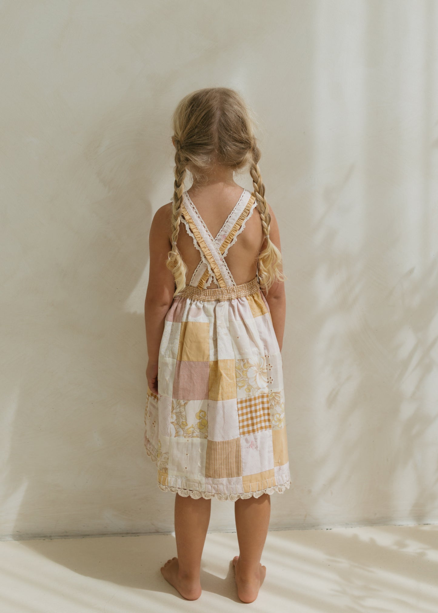 Patchwork Pinafore - Honeybee