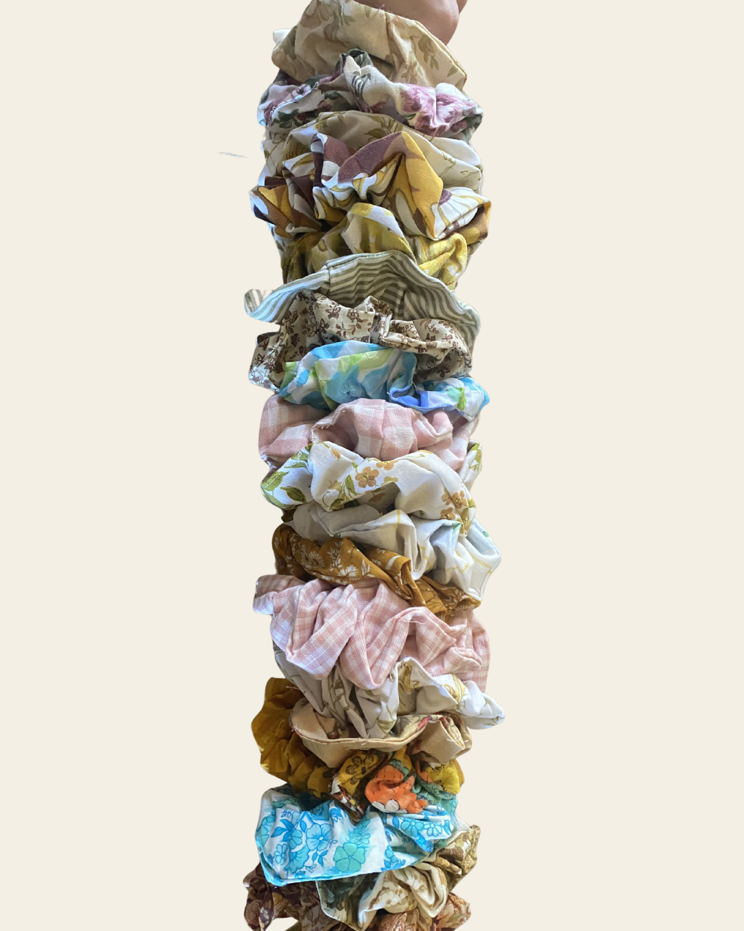 Scrap Fabric Scrunchies