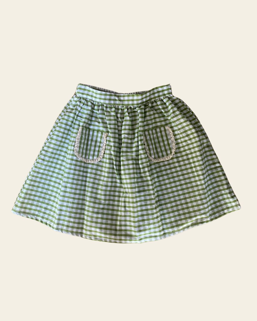 Sunny Skirt - Green Check 4/5