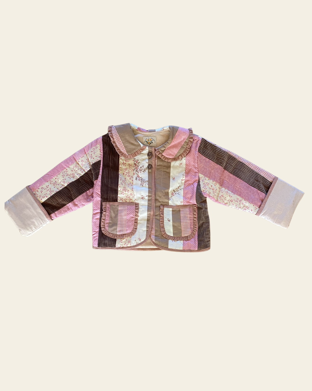 Patchwork Quilted Jacket - Toffee