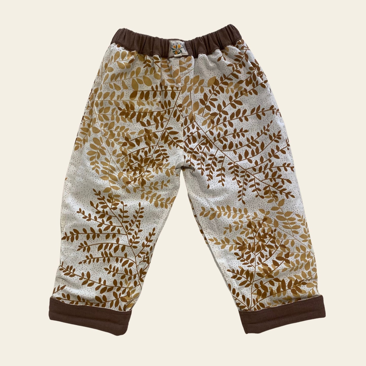 Patchwork Reversible Pant - Maple