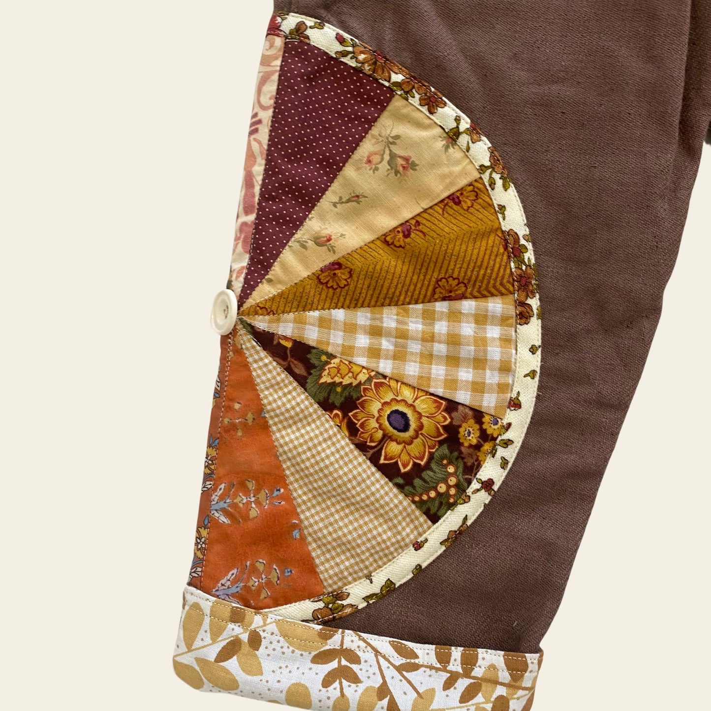 Patchwork Reversible Pant - Maple