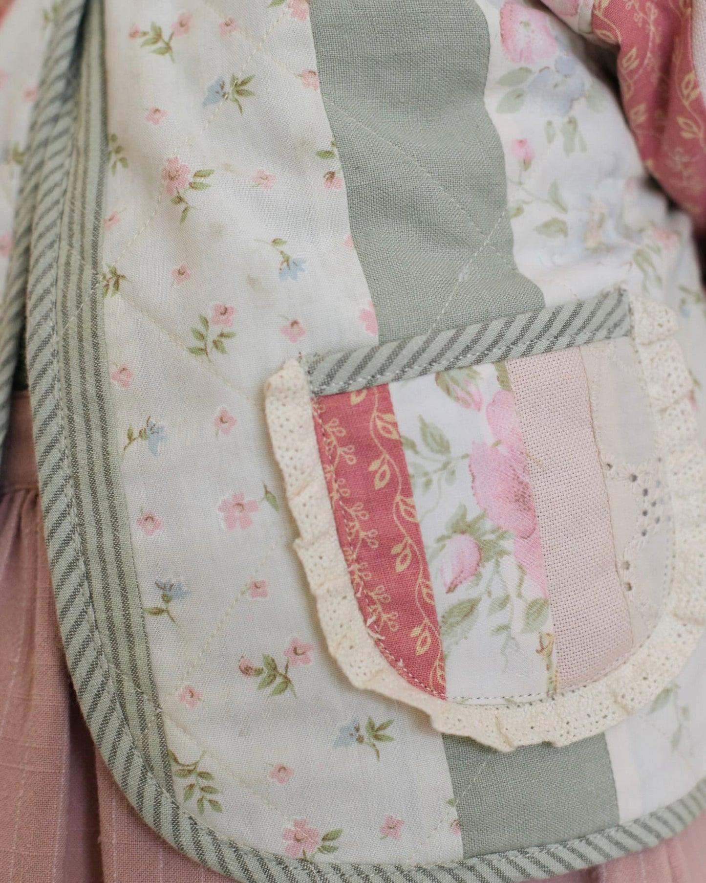 Patchwork Quilted jacket - Lolly