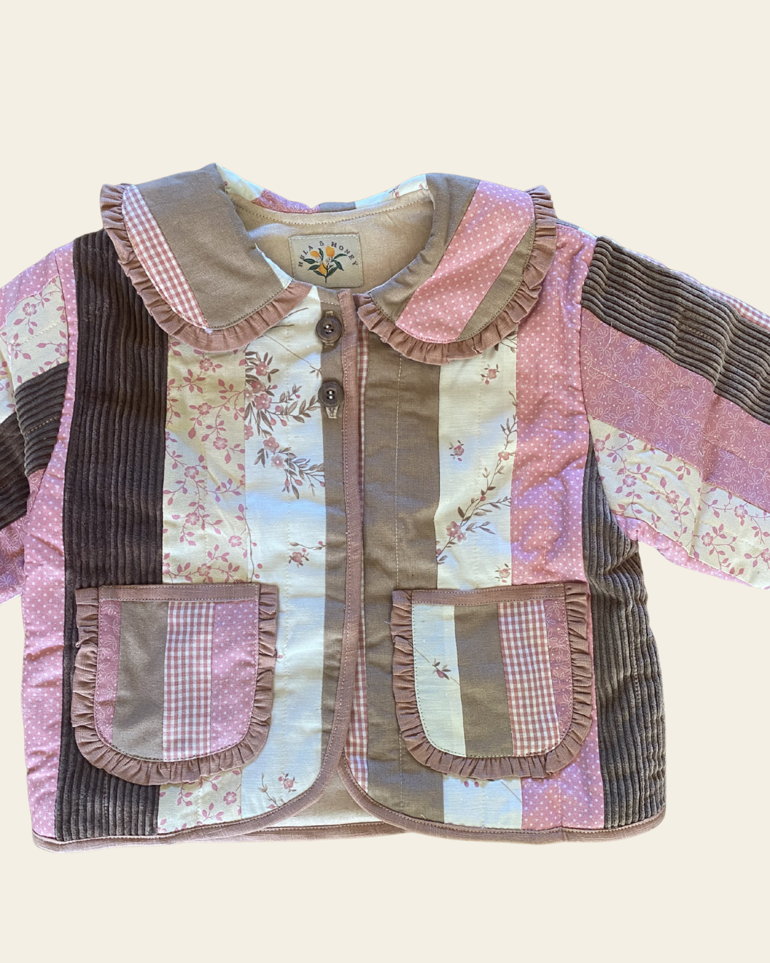 Patchwork Quilted Jacket - Toffee