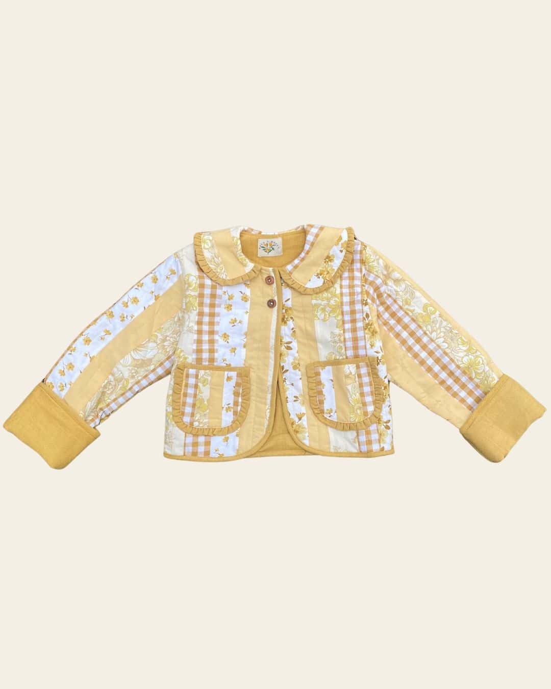 Patchwork Quilted Jacket - Sunny