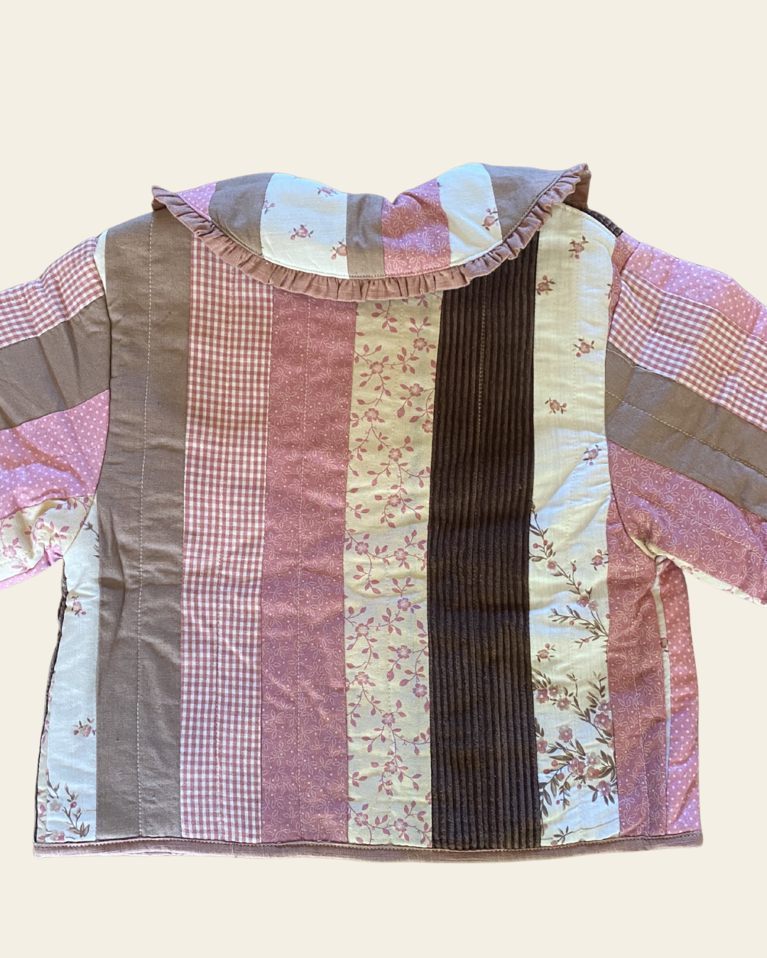 Patchwork Quilted Jacket - Toffee
