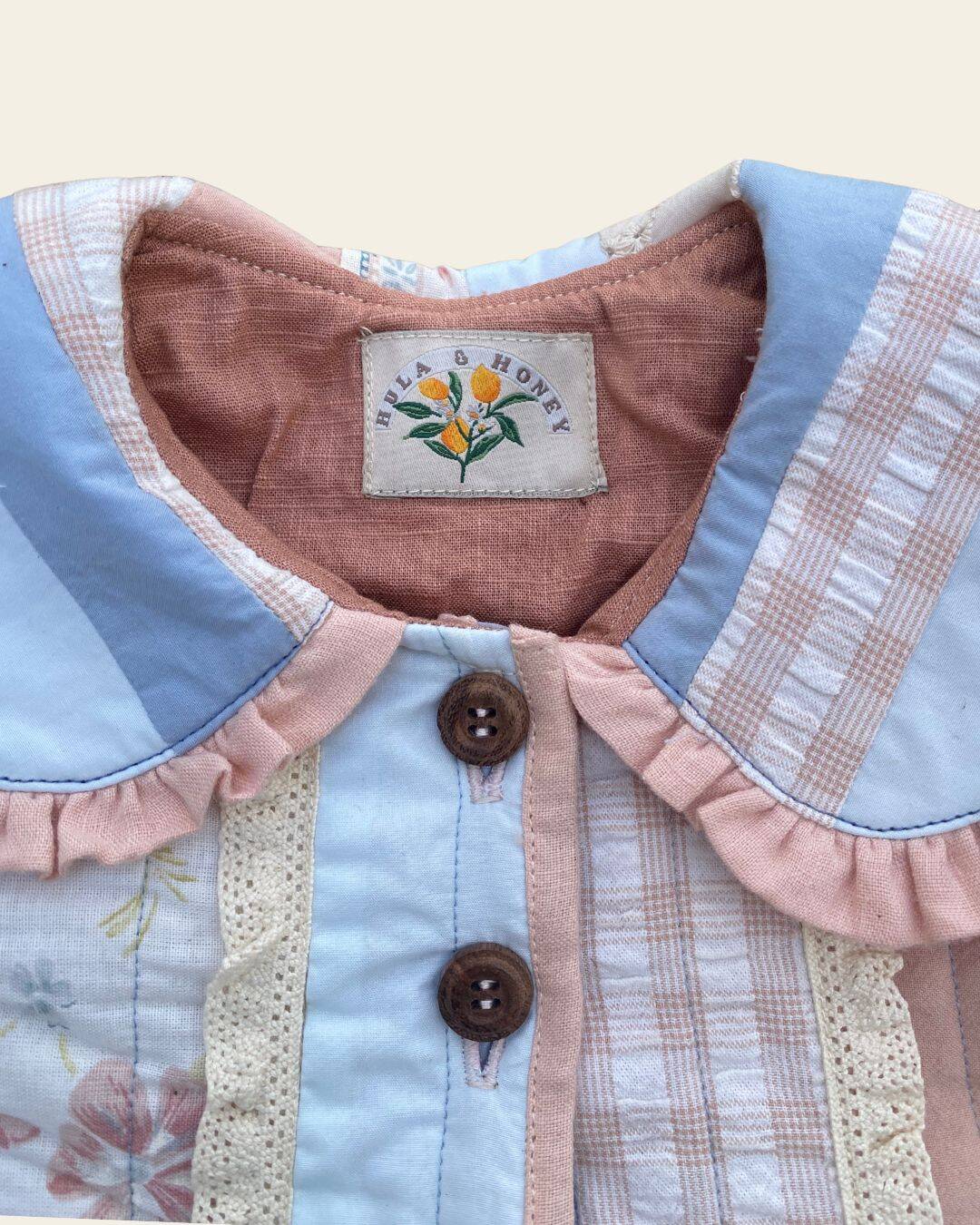Patchwork Quilted Jacket - Popsicle