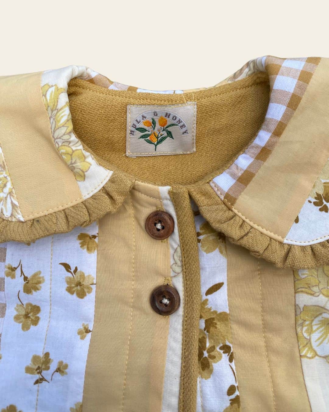 Patchwork Quilted Jacket - Sunny