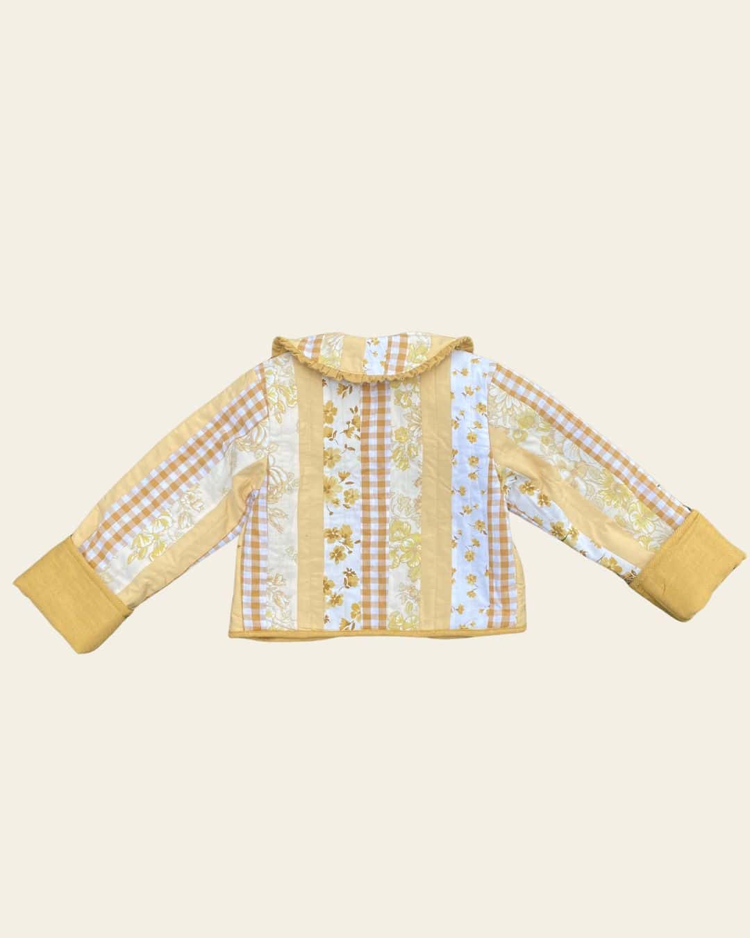 Patchwork Quilted Jacket - Sunny