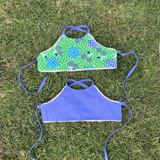 Evie Reversible Top - Sapphire
