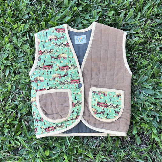 Quilted Reversible Vest